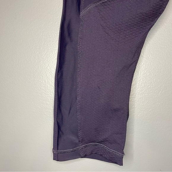 Lululemon Clip-In Crop Leggings 16" in Black Grape size 6 cycling biking - Picture 13 of 14